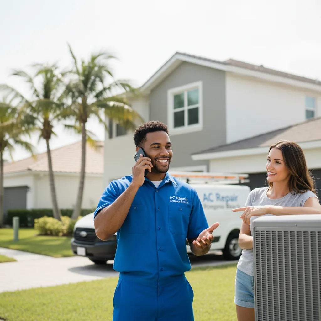 AC Repair Pompano Beach customer support in Little River Academy